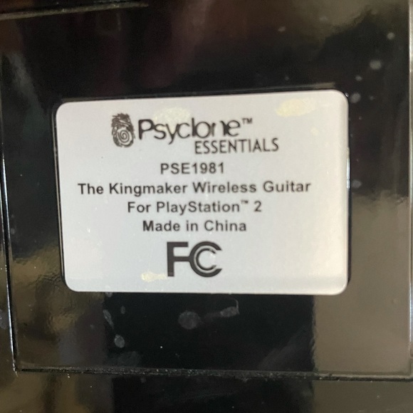 Guitar Hero PS2 Wireless Guitar Kingmaker Psyclone - Picture 6 of 6
